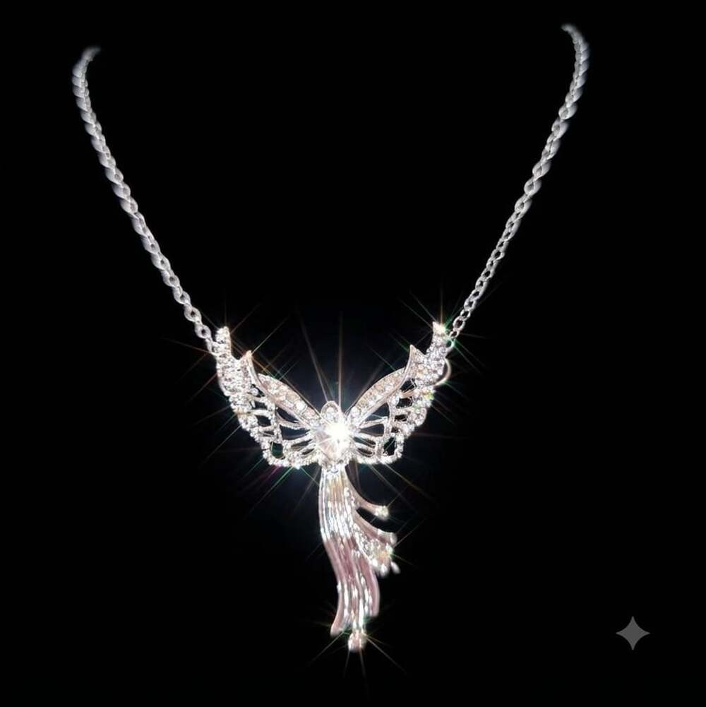 Sparkling  Angel Wings Pendant